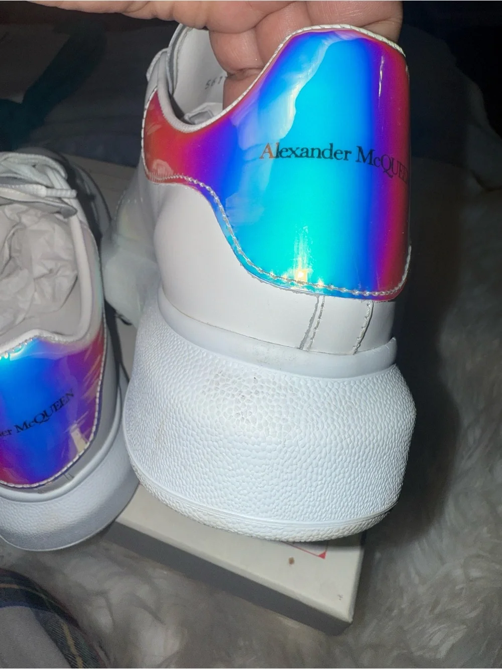 Alexander McQueen sleek white